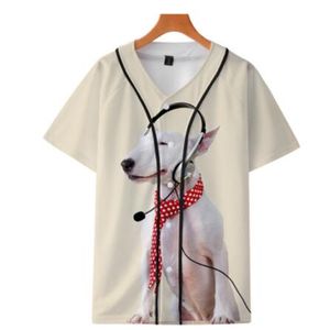 Maillots de baseball personnalisés à la mode Casual Hommes 3D Mince Baseball Chemises Entraînement confortable Jersey 001