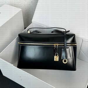 Modieuze extra tas met lederen glanzende ritssluiting voor dames crossbody tas metalen slot met rits gesp designer luxe tas