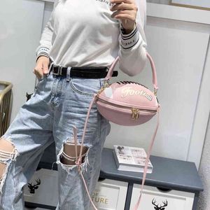 Bolso bandolera estilo fútbol de moda para mujer 2021, bolsos de hombro, monederos y bolsos de estilo Rugby, bolso de mano de diseñador de cuero G220526