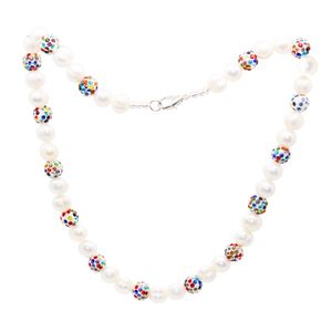 Bijoux à la mode en perles d'eau douce 10-12mm grand collier de perles comme cadeau surprise pour la mère