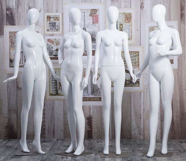 Fabricant professionnel de mannequin féminin blanc brillant de mannequin de vente chaude à la mode en Chine