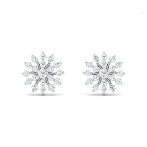 Accessoires de bijoux à la mode, boucles d'oreilles de luxe en argent Sterling 925 Moissanite pour femmes, provenant d'un exportateur indien