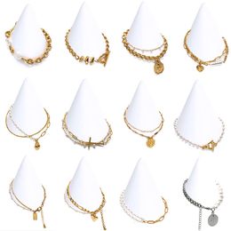 Version coréenne à la mode Baroque Pearl Bracelet polyvalent, accessoire haut de gamme pour les femmes