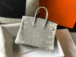 Bolso de mano con patrón de lagarto de moda, bolso de mujer, bolso de hombro, bolso de piel de vaca, bolso de cuero genuino, bufanda, correa para el hombro encantadora y billetera de embalaje 7A