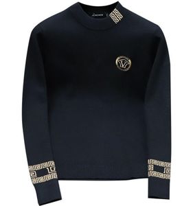 Модные повседневные европейские товары с длинными рукавами, легкая роскошь, модный свитер-пуловер, мужской осенне-зимний свитер с вышивкой, вязаный свитер