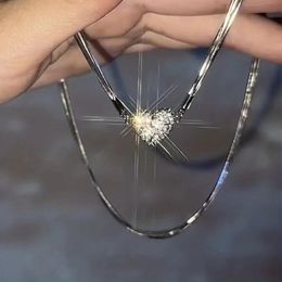 Collier multicouche magnétique en forme de cœur en Zircon, luxueux, à la mode, Design délicat, cadeau de fiançailles pour femmes