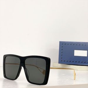 Lunettes de soleil à la mode pour hommes et femmes, nouvelles jambes de miroir en métal laqué GG0434S, texture complète tridimensionnelle, super bonnes lunettes de soleil rétro plein cadre UV400