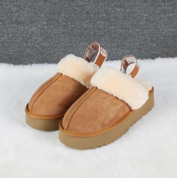 Pantoufles Tasman à la mode pour hommes et femmes Mini bottes de neige Bottes chaudes en peluche en peau de mouton Pantoufles confortables et imperméables à semelle épaisse Beau cadeau