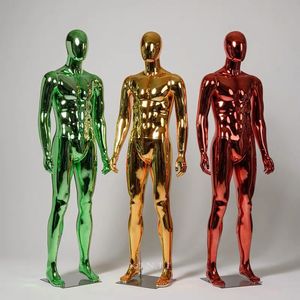 Maniquí de cuerpo entero de maniquí de color brillante para hombre a la moda para exhibición a la venta