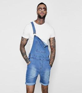Fashionable Men039s Rompers Jeans Jumps Suit Suspender Denim Rose Gris Blue Summer Ligne Sauthouet