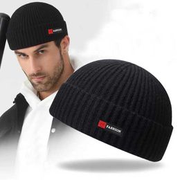 Modieuze Nieuwe Stijl Merk Mannen Winter Gebreide Muts Beanie Vrouwen Winter Hoeden voor Mannen Cap Skullies Beaines Zachte Dikke warme Bont Motorkap Mannelijke Cap Hoed