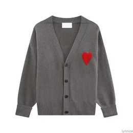 Pull à la mode Paris Designer pour hommes Amis De Coeur Macaron Love Jacquard Cardigan pour hommes et femmes Top 123 7bh6