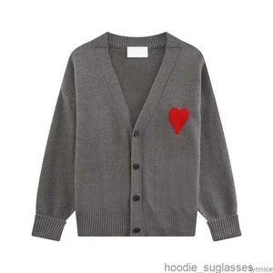 Modieuze Paris Designer Mens Sweater Amis de Coeur Macaron Love Jacquard Cardigan voor mannen en vrouwen Top B7MVX