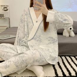 À la mode Pijama Lactancia robes d'allaitement d'été vêtements d'allaitement pour femmes pyjamas post-partum maternité femmes 240119