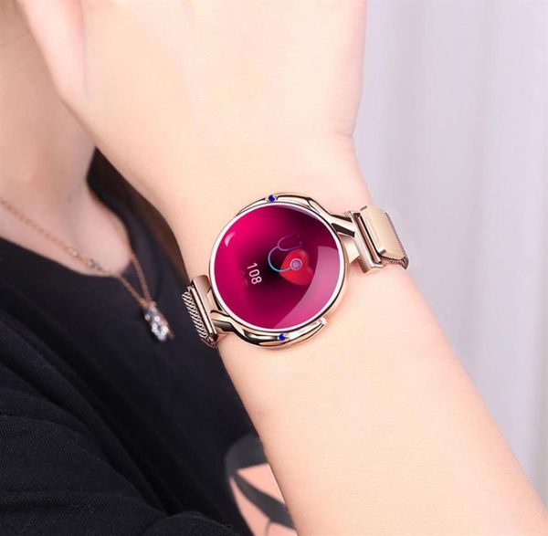 Women à la mode Smart Watch Z38 Bluetooth sain étanche de la fréquence cardiaque du moniteur de pression artérielle Gift Smartwatch pour les dames watcha1831495