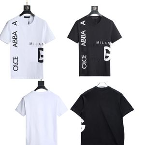 Moda para hombres jóvenes Ropa de lujo Diseñador para hombre Casual Top Tees Pareja de verano Simple Impreso Carta de alta calidad Manga corta Hombres y mujeres Camiseta