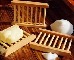 Fashional Bathroom Soap Tray Handgemaakte hout Doos Houten Zeepgerechten als Houder Home Accessoires