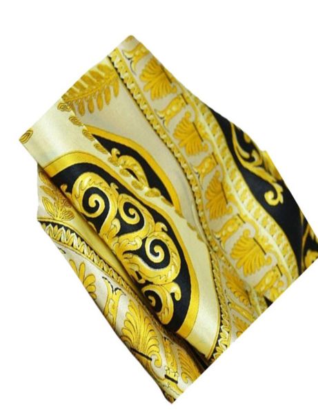 FashionFamous Style 100 bufandas de seda para mujer y hombre Color sólido dorado negro cuello estampado suave moda chal mujer bufanda de seda Squ3833441