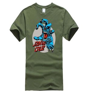 Fashionfunny Men Cotton T-shirt Tops à la mode Skateboard Skate Brand Mens Santa Cruz T-shirts1632271