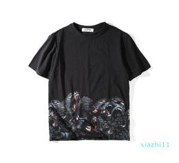 Fashionluxury Mens Designer T-shirt pour hommes Vêtements 3D Orangutans T-shirt Hip Hop Homme Femmes Femmes Courtettes Taille SXXL9099093