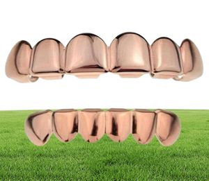 FashionPersonality Fangs Tanden Goud Zilver Rose Gouden Tanden Grillz Goud Valse Tanden Sets Vampier Grills Voor Dames Heren Tandheelkundige Grill987777406