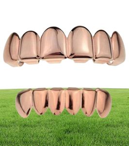 FashionPersonality Fangs Tanden Goud Zilver Rose Gouden Tanden Grillz Goud Valse Tanden Sets Vampier Grills Voor Dames Heren Tandheelkundige Grill984981295