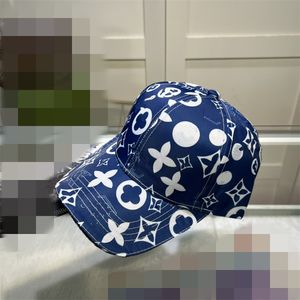Fashions Ball Cap Casual Lettering Curved Brim Baseball Cap Mens and Womens Fashion Floral Hat avec Logo Imprimé 688