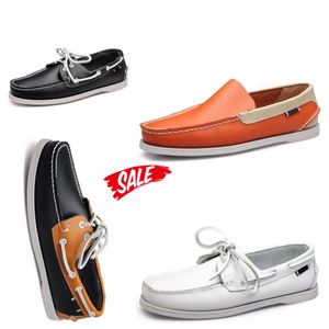 Modes Différents styles disponibles Chaussures pour hommes Chaussures de voile Chaussures décontractées Baskets de créateurs en cuir Baskets GAI Taille 38-45