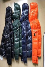 Fashiontop Hoge kwaliteit Mens Maya Winter Down Jacket Puffer Jackets Parka Classic Casual Hoodie Coats Outdoor Warm Duck StreetWea3832867