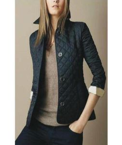 FashionUK Dames Gewatteerde Diamanten Jassen Pak Engeland Brit Jasje Blazers Single Breasted Londen Slanke Jas Lange Mouw Dames Plai8480181