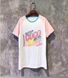 Fashionwomen T-shirt Coton Cotton Tee Top Top Summer Collaborative Model Courte courte Prince Femme Tshirt Femme5307602