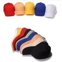 Fashoin baseball cap golf vader snapback caps katoen effen effen kleur hoeden sport verstelbare lege hoed voor mannen vrouwen