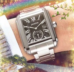 Fashoin marque hommes et femmes montres bracelet en acier inoxydable date automatique robe designer cadeaux masculins Hip Hop Iced Out Quartz Mouvement Montre-bracelet Relojes De Marca Mujer