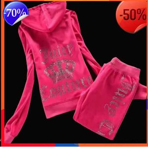 fashon Juicy Trainingspak Dames Veet's Merk Velours Pak Track Hoodies Broek Sets Apple Met 2023