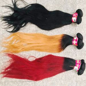 Fasion maagdelijk gekleurde haren zuster liefde groothandel 15 stcs/veel klein stukje zakelijke verkoper Braziliaanse Indiase lichaamsgolf rechte weefsels