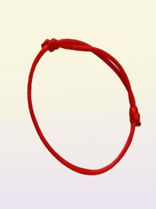 Snel 100 pcslot Kabbalah Hand Made Red String armband Evil Eye sieraden Kabala Good Luck Bracelet Protection 106684455