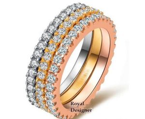 Snel 18K Wit Goud Solid Silver PT950 Stamped Romantic Synthetic Diamond Ring For Women Wedding Band Engagement PR4212636