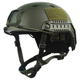 Snelle basisspronghelm BJ -stijl Airsoft Helmets Tactische helm voor paintball buiten sportjacht schieten 240428