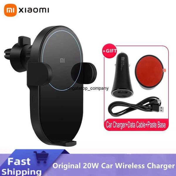 Charge rapide nouveau pour xiaomi Mi 20w Max Qi chargeur de voiture sans fil Wcj02zm pincement automatique avec capteur infrarouge Intelligent