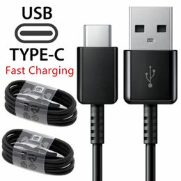 Snel Opladen 1.2M 4Ft Type c USB Kabels USB-C Data Charger Kabel Voor Samsung S8 s10 S20 S22 S23 Note 10 htc lg