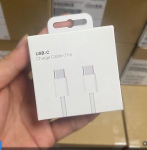 Charge rapide 60W 3A Type C à USB C PD Câbles USB-C 1M 2M pour Samsung S10 S20 S23 S24 HTC LG Android Téléphone 15 15pro