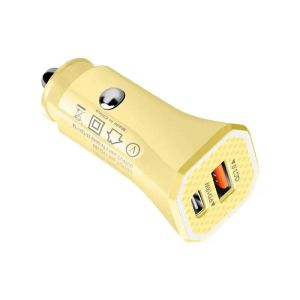 Chargeur de voiture PD à Charge rapide avec câble usb QC 3.0, double Port, Charge rapide, USB Type C, pour téléphone portable, 12 LL