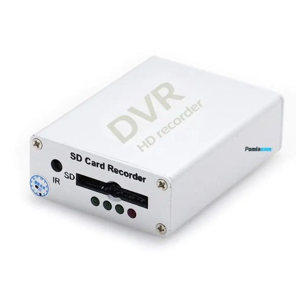 Livraison rapide nouveau 1Ch Mini DVR Support carte SD en temps réel HD 1 canal cctv DVR enregistreur vidéo carte Compression vidéo couleur blanc