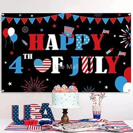 Snelle bezorging!!! 4 juli oversize patriottische vlaggen festival decoratieve banner banner usa onafhankelijkheidsdag outdoor maart banners feestdecor muur tapijt