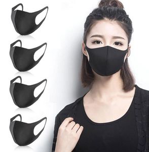 Livraison rapide Masque en bouche noir livraison Masque en coton Unisexe Masque anime pour le camp de cyclisme dans les 24 heures Mascarilla8381719