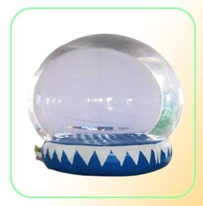 Livraison rapide Globe de neige gonflable pour la publicité 2m dia inflatalbe Human Globe Snow Globe Christmas Yard Snow Globe avec soufflant et P4184171