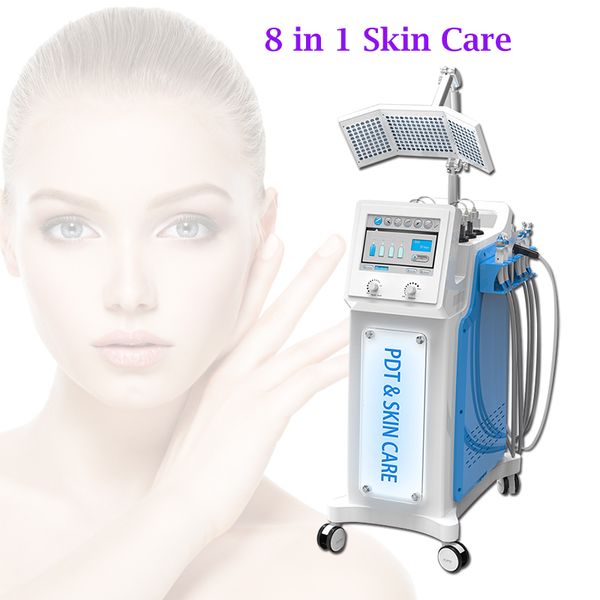 Livraison rapide microdermabrasion épurateur de peau à domicile dermabrasion faciale hydra machine à micro-courant pour le visage hydratant élimination des rides ultrasons