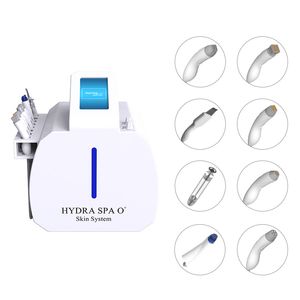 Livraison rapide Microdermabrasion Machine de soins de la peau RF EM Lifting de la peau Diamant Dermabrasion Supprimer les points noirs Peau Nettoyage en profondeur Équipement de beauté avec 8 poignées