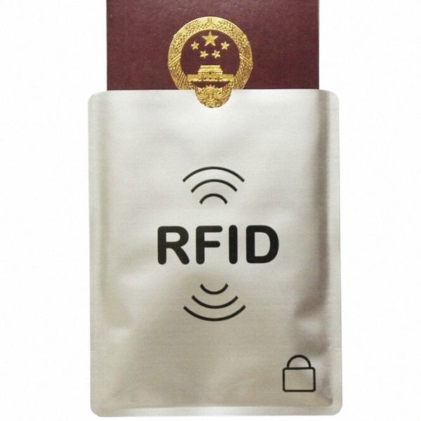Navire à goutte rapide RFID Blocking Passeport Secure Sectect Protector Holder Safety Shield 100% Nouveau Protecteur de Pasaporte F7JI # #