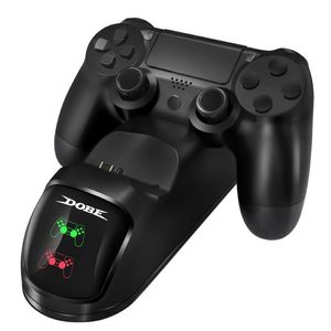 Station de charge rapide pour manette de jeu pour PS4 Station de chargeur à double contrôleur Base de support de manette pour SONY PlayStation 4 Pro / Slim